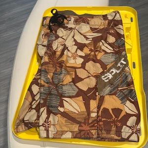 Split Swim long shorts